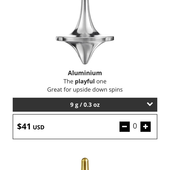 ForeverSpin Accessories New Aluminum Foreverspin Top Money Clip